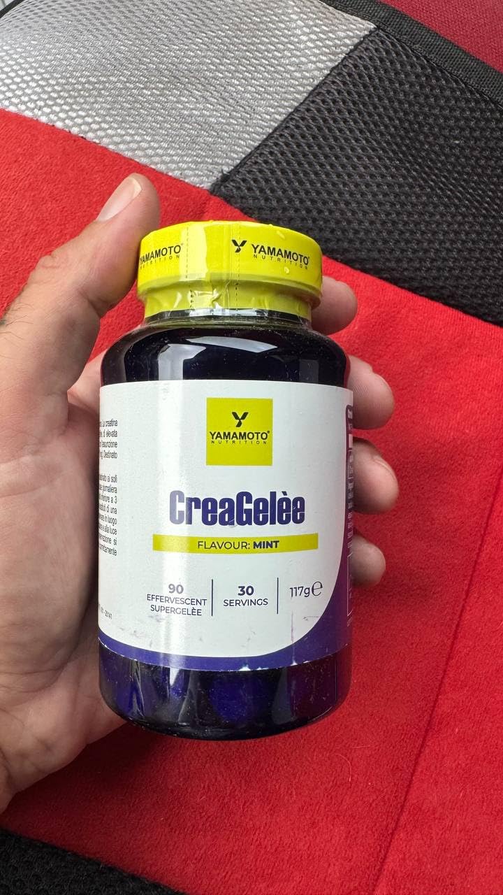 Yamamoto Creatina CreaGelèe creatina monoidrato 90 supergelèe menta effervescente