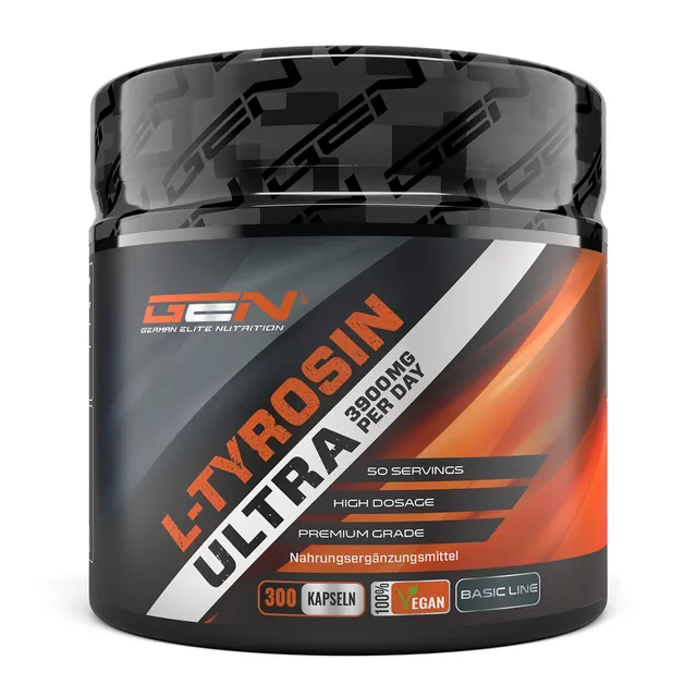 Elite Amino Singles L-Tirosina Ultra capsule vegane 300 da 650 mg da fermentazione vegetale