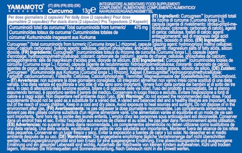 YAMAMOTO Curcuma capsule 30 pezzi estratto 500 mg