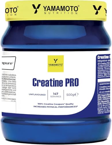 YAMAMOTO Creatina Crea Powder Creapure creatina in polvere 500 g micronizzata