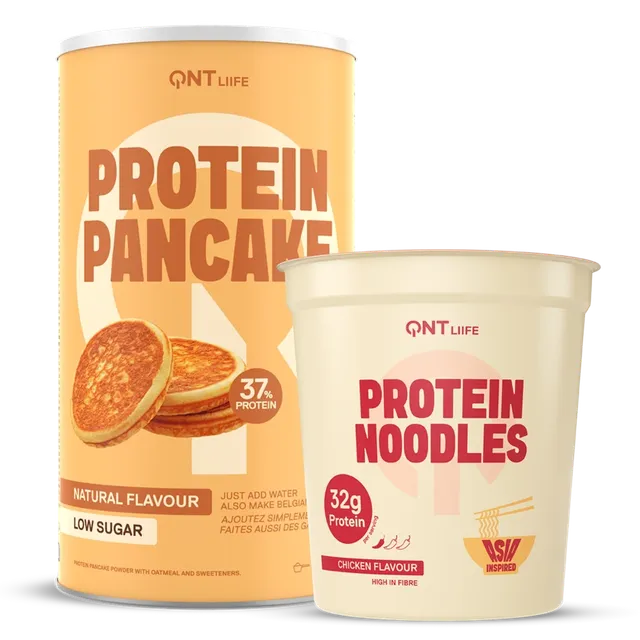 QNT Bundles Protein Noodles & Protein Pancake Pack noodles e pancake 12 x 66 g + 500 g