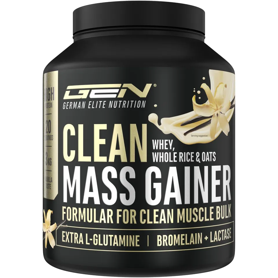 Elite Carbs & Mass Gainers Clean Weight Gainer gainer Vaniglia 3 kg 36 g proteine