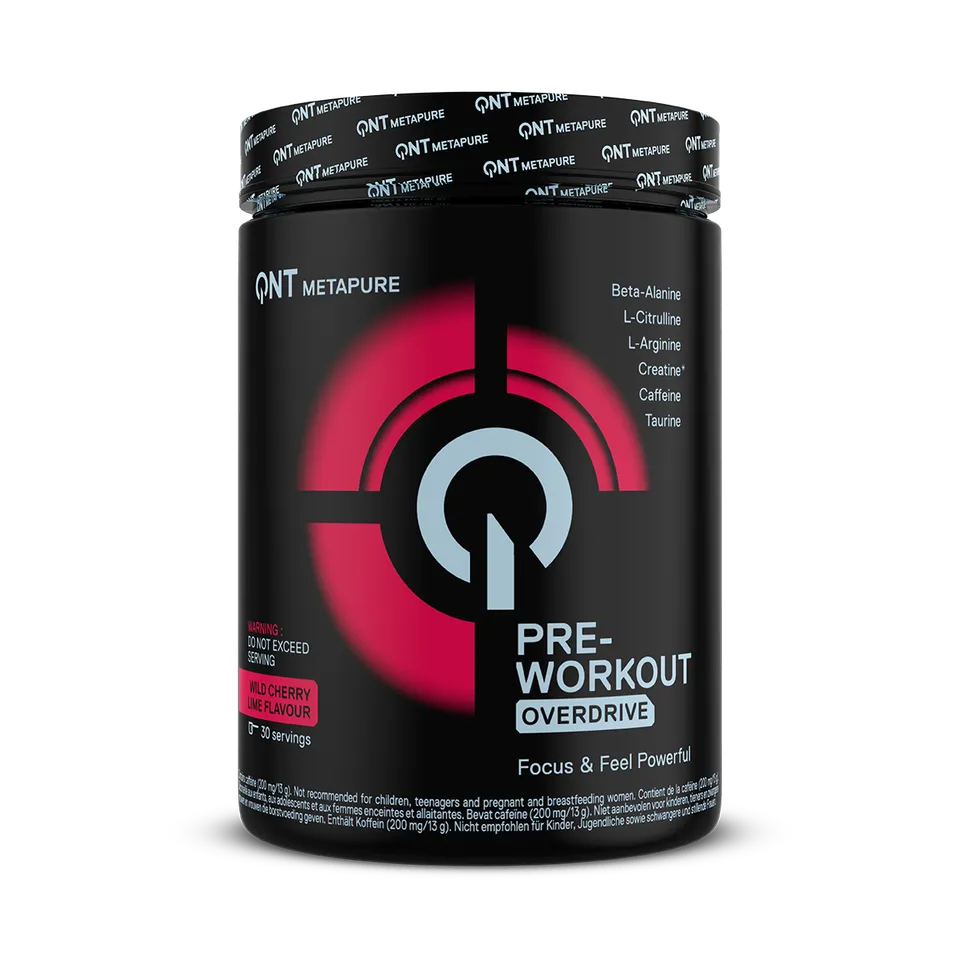 QNT Pre-Workout Overdrive pre workout Sweet Lemonade 390 g