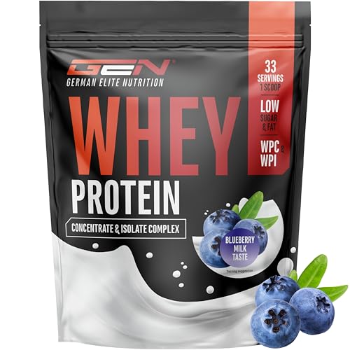 Elite Whey Protein proteine in polvere 1000 g Blueberry Milk con isolato