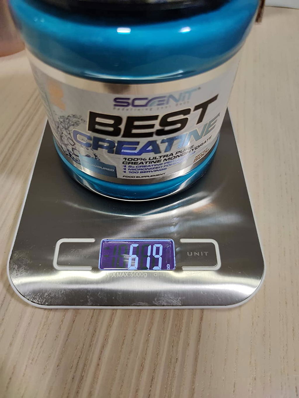 Scenit Nutrition Potenziatori sportivi Best Creatine creatina monoidrato 300 g senza gusto