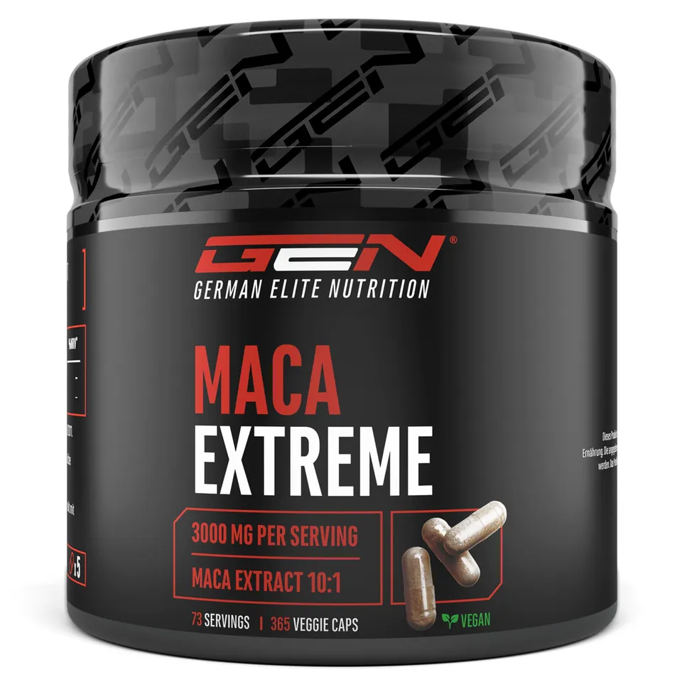 Elite Testo & Vitality Botanicals Maca Extreme capsule 365 vegane, estratto 10:1