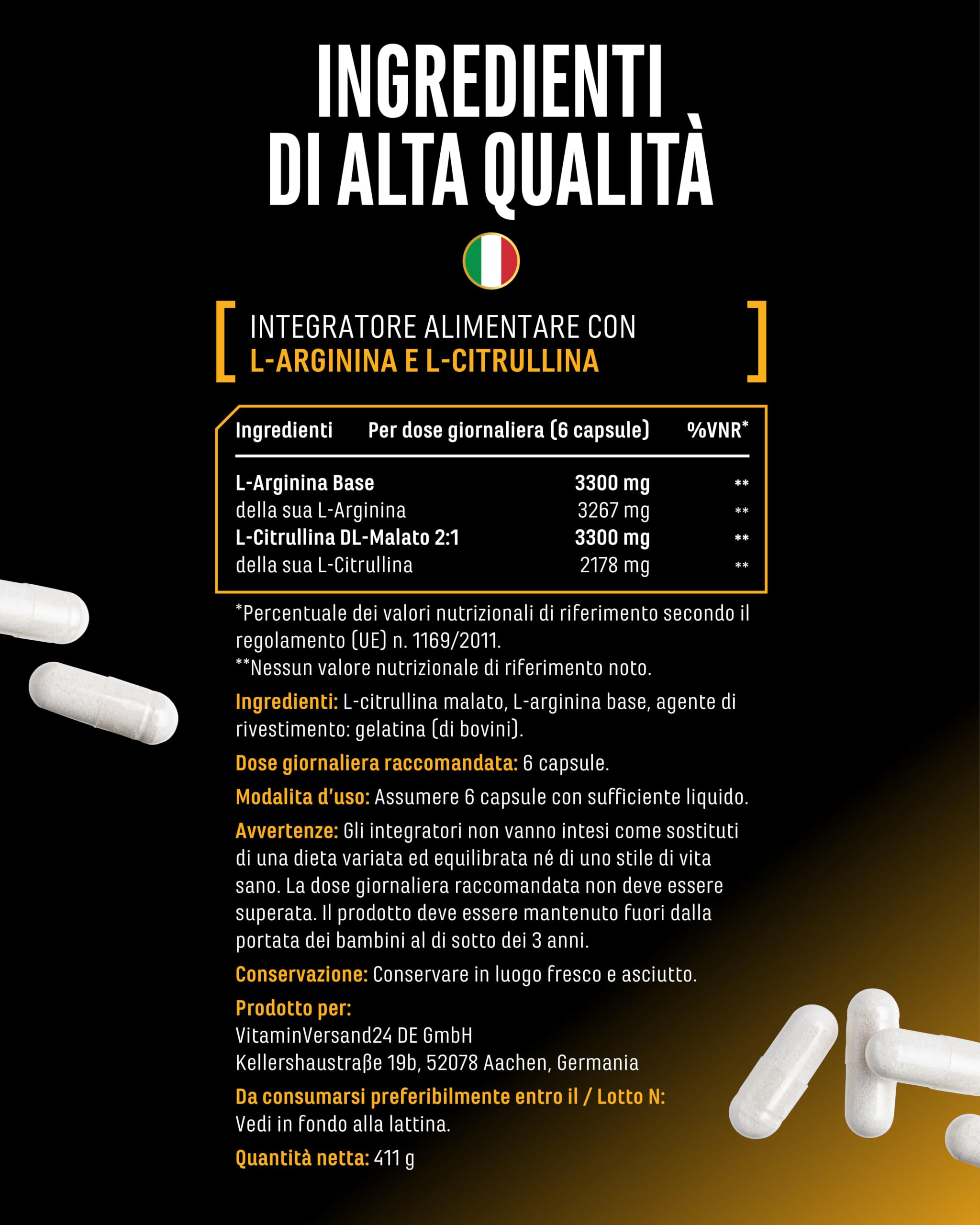 Elite Amino Singles L-Arginina + L-Citrullina capsule 320 pezzi