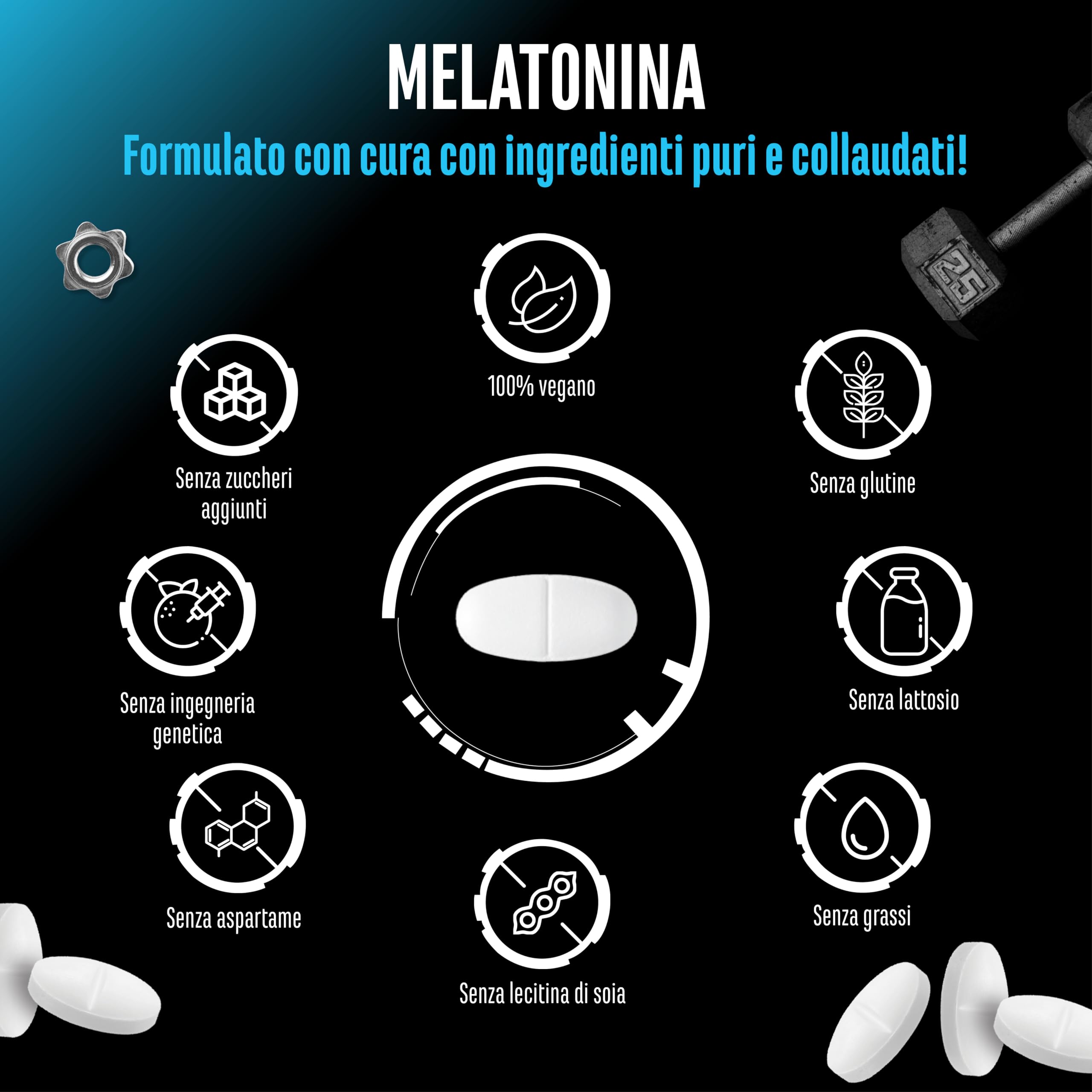 Elite Adaptogens, Sleep & Mind Melatonina Time Release melatonina 365 compresse al limone a rilascio prolungato