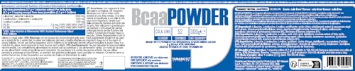 YAMAMOTO Aminoacidi e BCAAs BCAA Powder 2:1:1 integratore 300 g Cola-Lime vegetale