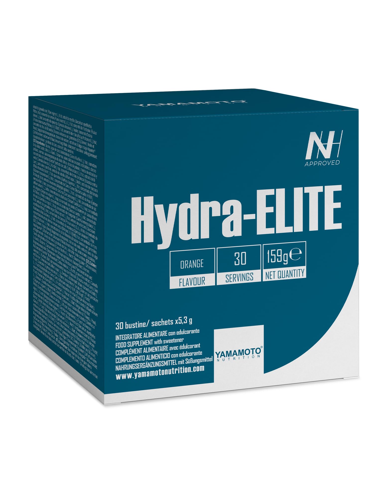 YAMAMOTO Reidratanti Hydra-ELITE reidratante 30 bustine arancia acqua di cocco