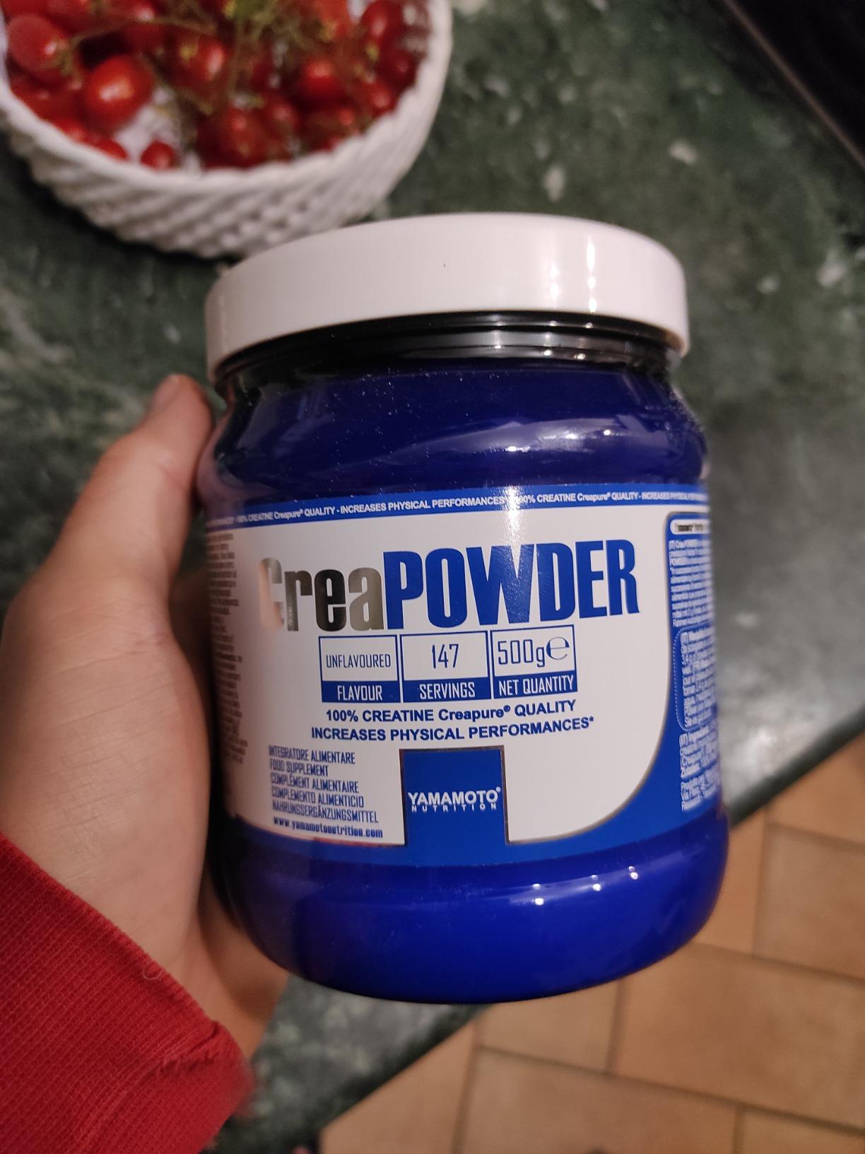 YAMAMOTO Creatina Crea Powder Creapure creatina in polvere 500 g micronizzata