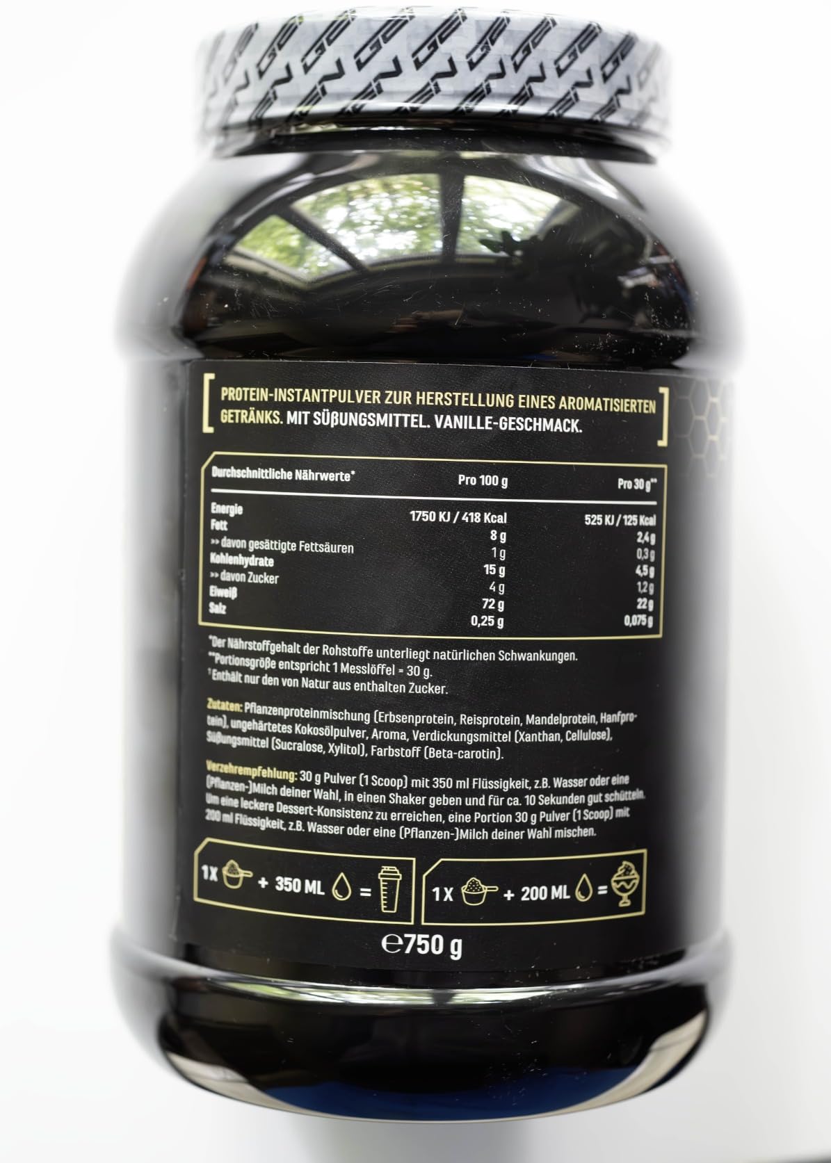 Elite Plant Protein GEN Vegan Protein proteine vegane vaniglia 750 g senza soia