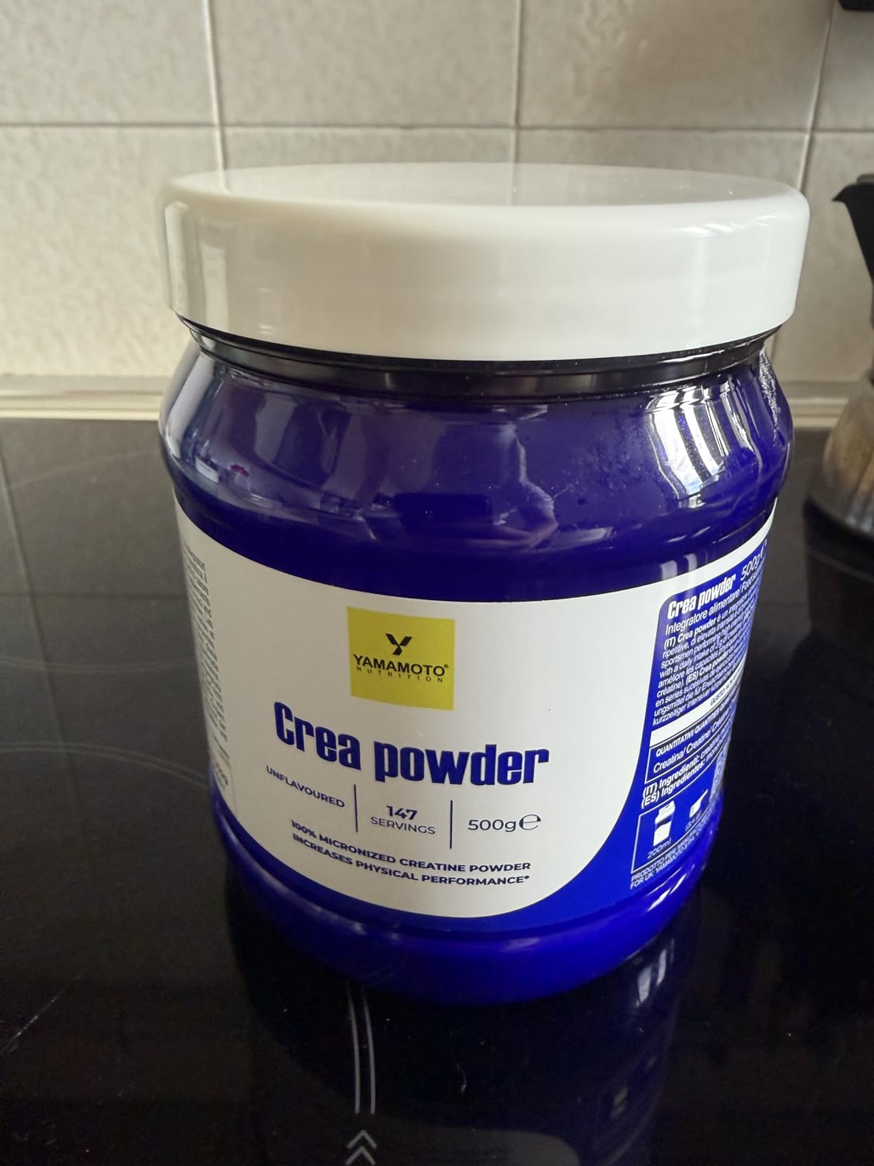 YAMAMOTO Creatina Crea Powder creatina in polvere 1000 g monoidrato pura