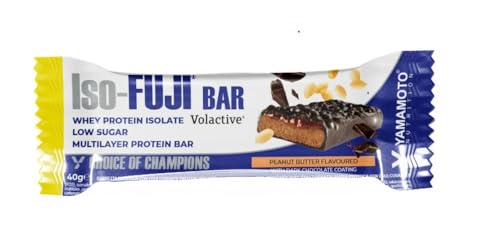 Yamamoto Barrette Iso-Fuji BAR barretta burro d’arachidi, 13 g proteine