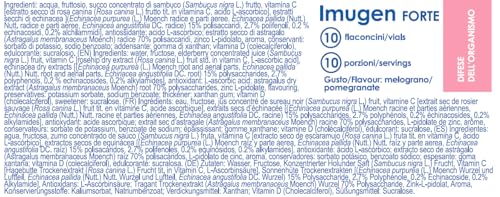 YAMAMOTO Sistema Immunitario Imugen FORTE integratore 10 flaconcini da 10 ml vitamina C