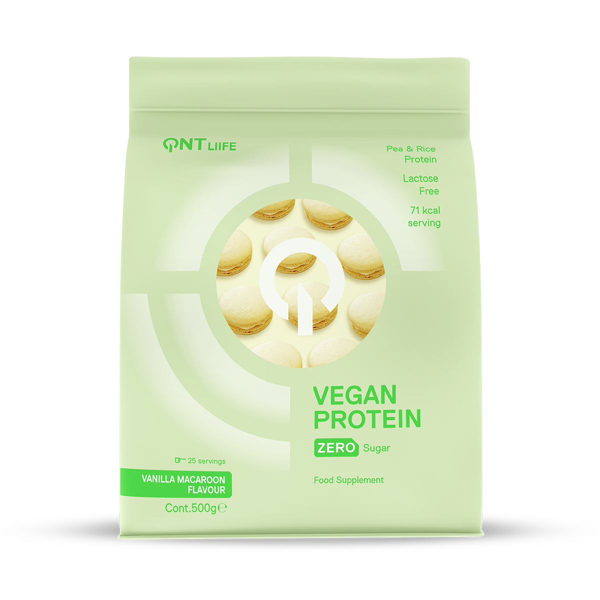 QNT Vegan Protein proteine vegane in polvere 500 g senza lattosio