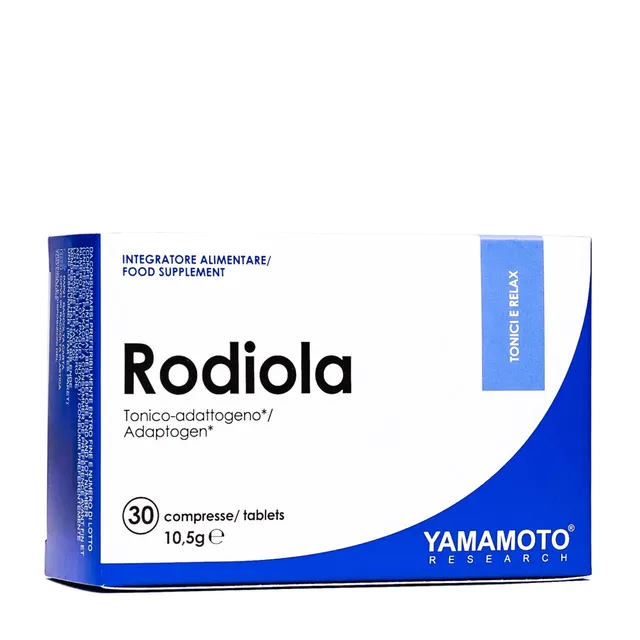 YAMAMOTO Sonno, Benessere Mentale e Memoria Rodiola 30 compresse tonico adattogeno