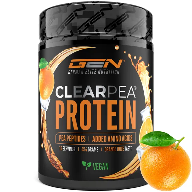 Elite Plant Protein ClearPea proteine vegane in polvere Succo d'Arancia 454 g