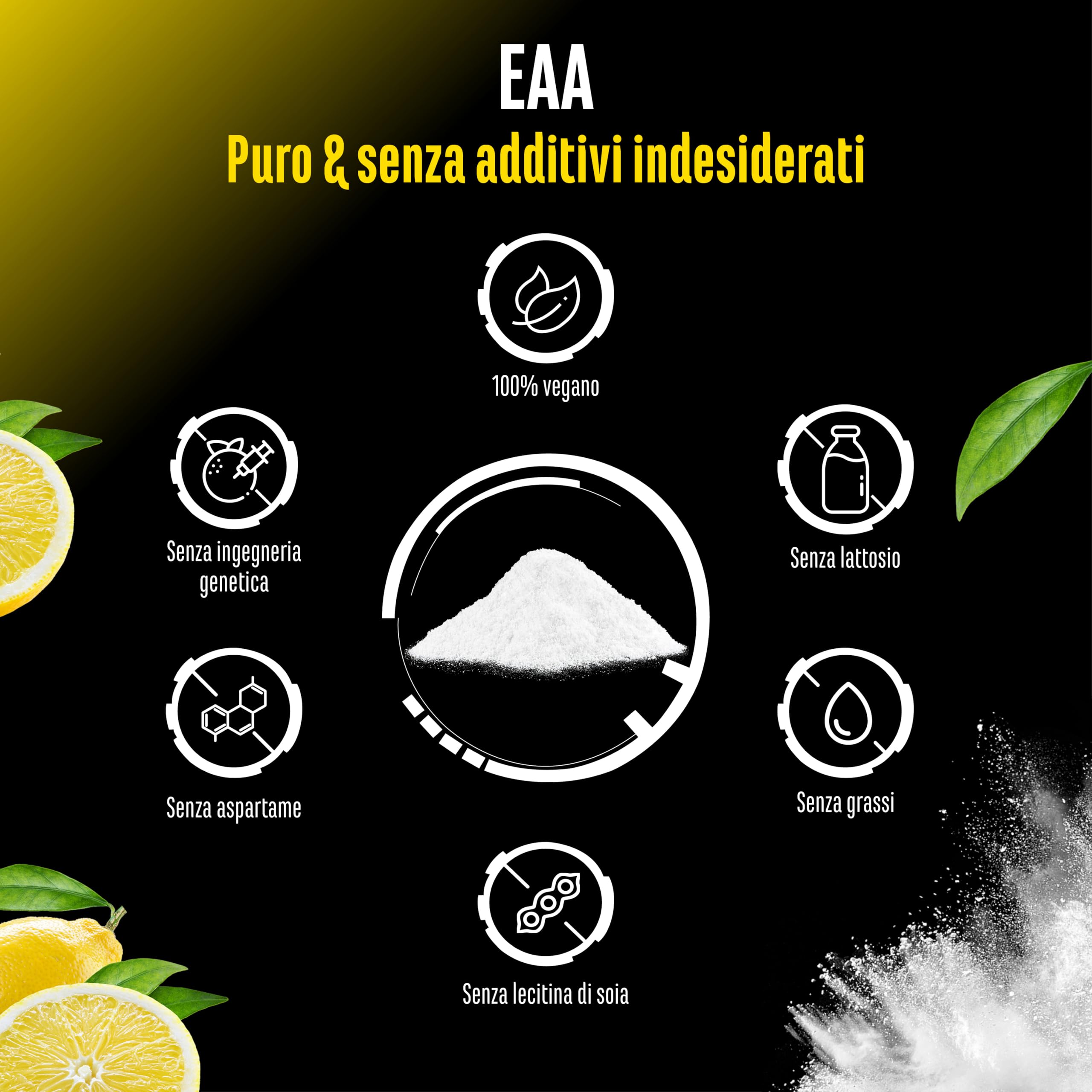 Elite EAA & BCAA EAA in polvere 532 g Ice Tea Lemon vegana