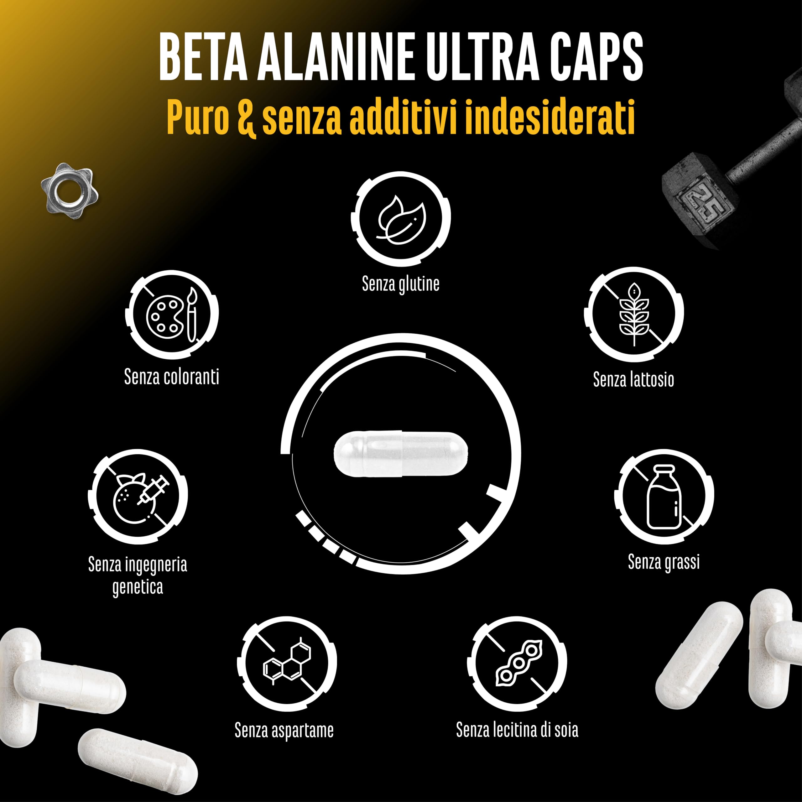 Elite Amino Singles Beta Alanina Ultra Caps integratore 365 capsule 1.250 mg