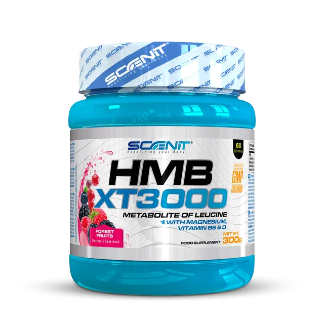 Scenit Nutrition Potenziatori sportivi HMB XT 3000 integratore HMB 300 g Frutti di bosco, 3000 mg