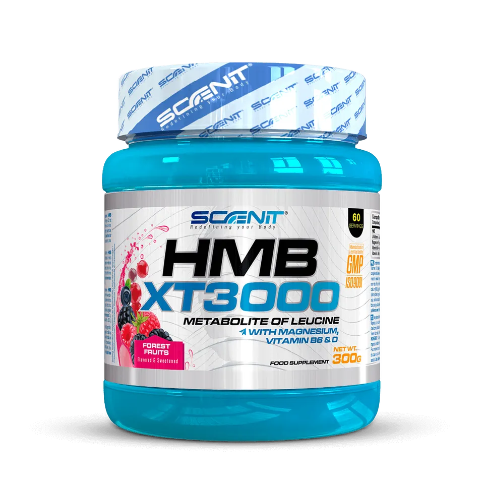 Scenit Nutrition Potenziatori sportivi HMB XT 3000 integratore HMB 300 g Frutti di bosco, 3000 mg