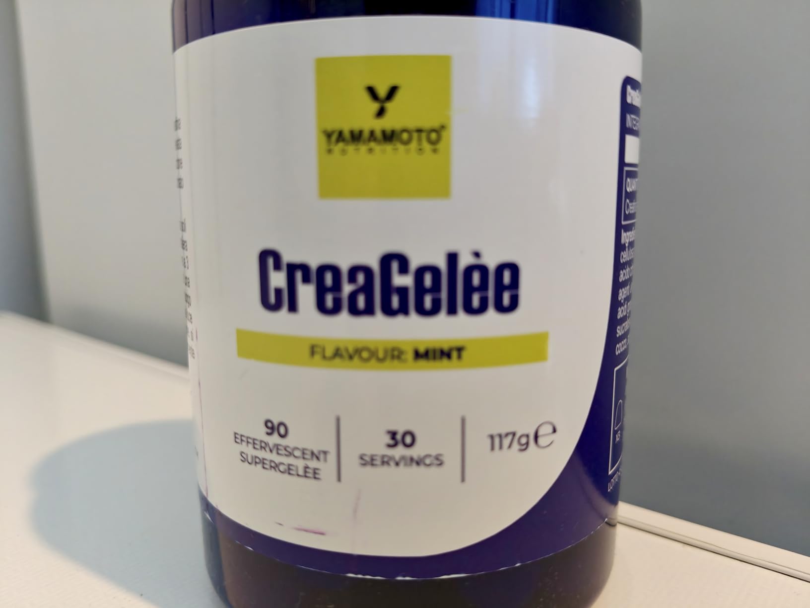 Yamamoto Creatina CreaGelèe creatina monoidrato 90 supergelèe menta effervescente
