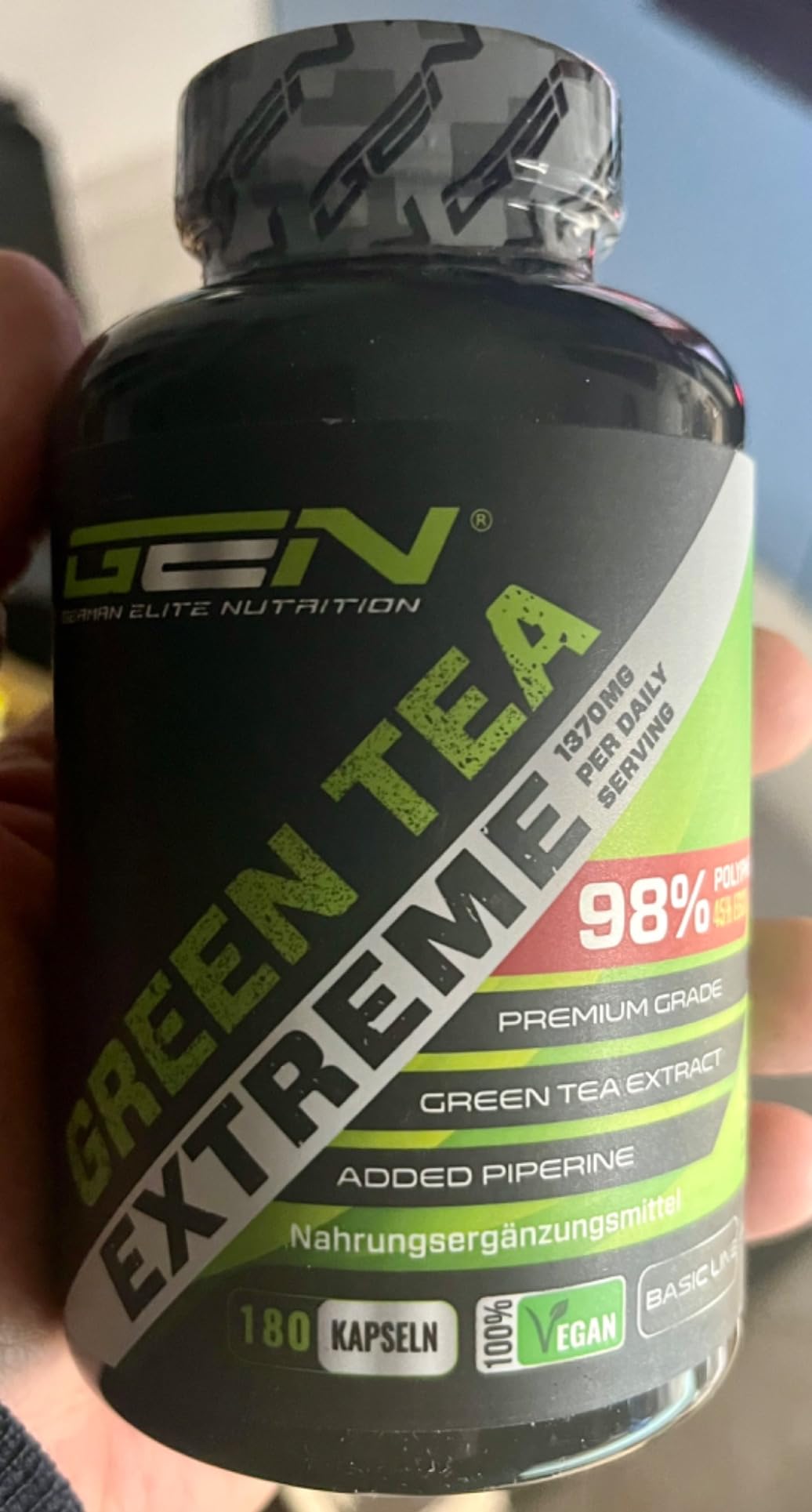 Elite Fat Burners & Cutting Green Tea Extreme integratore 180 capsule vegane