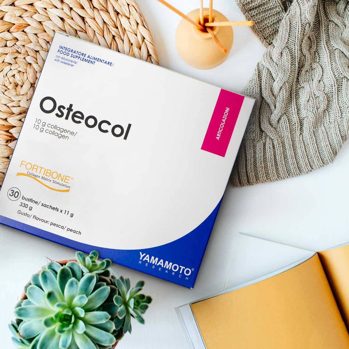 YAMAMOTO Muscoli, Articolazioni e Ossa Osteocol Fortibone collagene 30 bustine