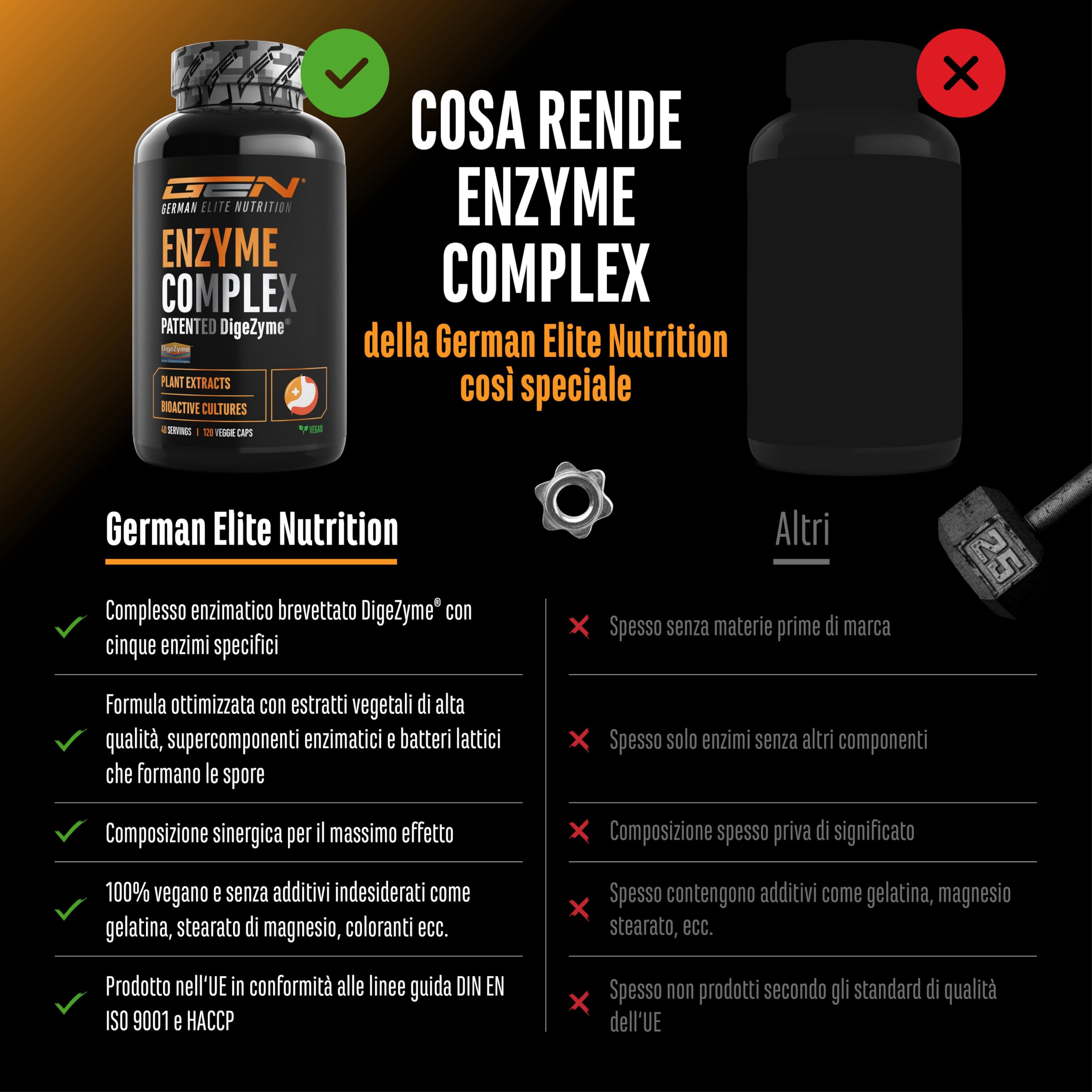Elite Organ, Joint & Health Support Complesso enzimatico capsule 120 vegano