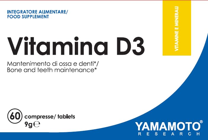 YAMAMOTO Vitamine e Minerali Vitamina D3 integratore 60 compresse 2000 UI