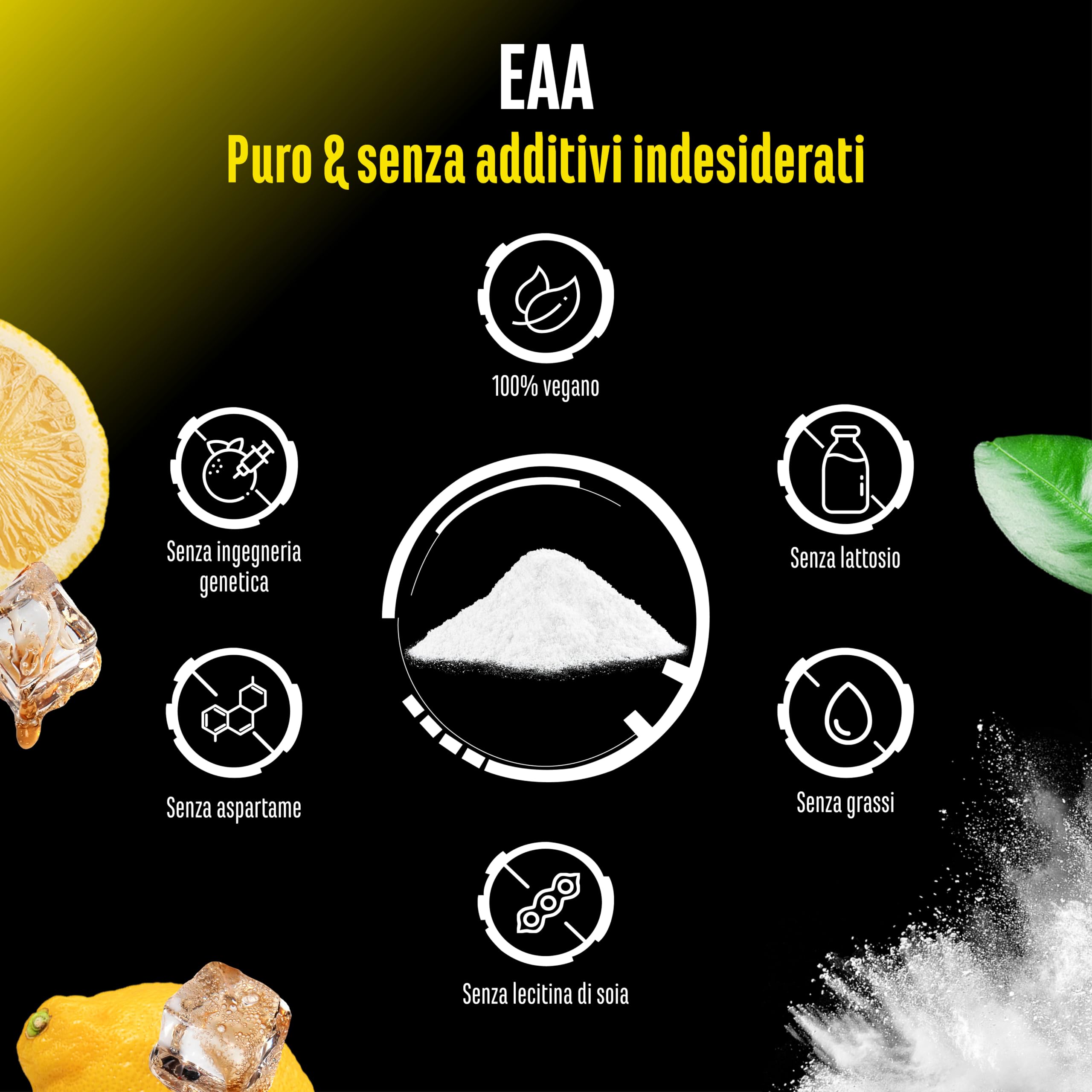 Elite EAA & BCAA EAA in polvere Cola Lemon 532 g vegane