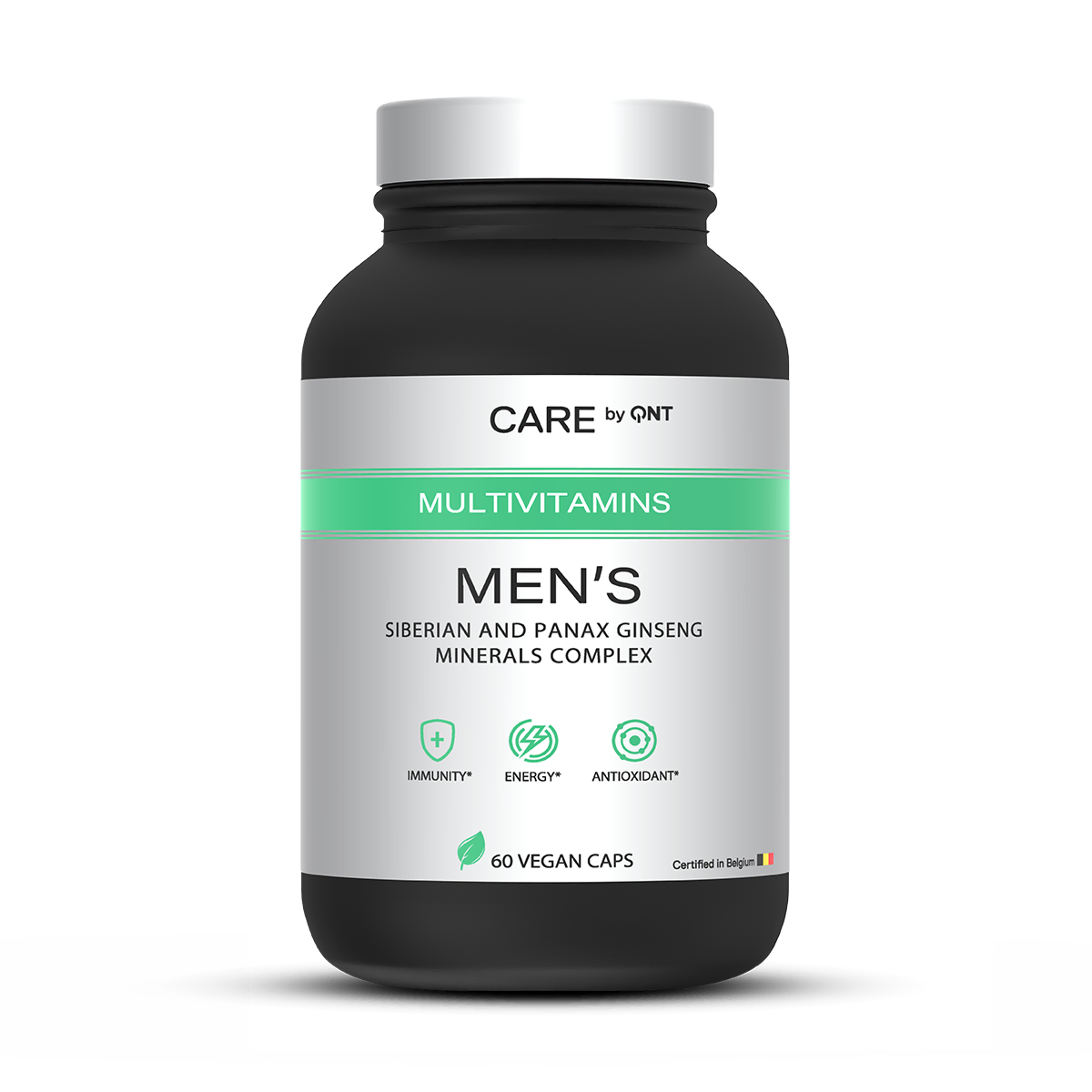 QNT Vitamins & Minerals Multivitamin men's multivitaminico 60 capsule vegane