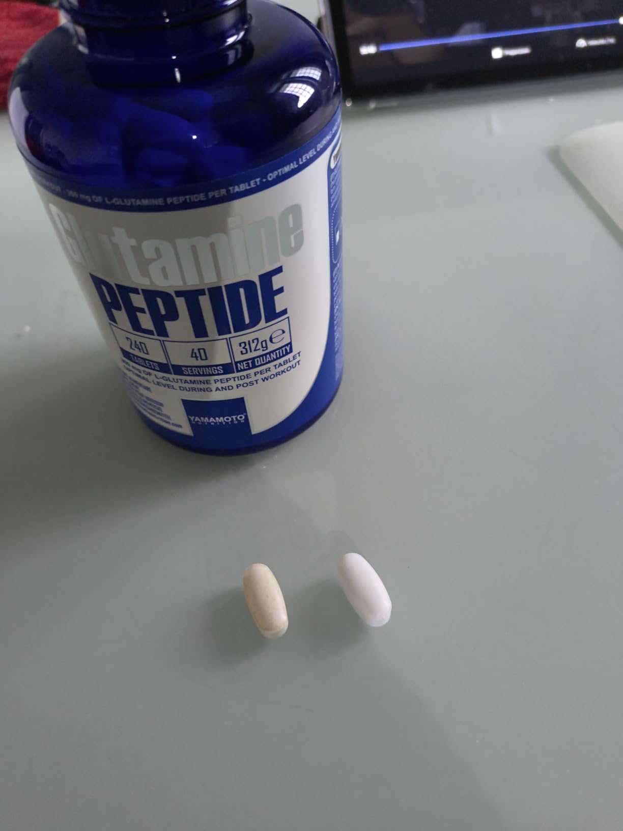 YAMAMOTO Aminoacidi e BCAAs Glutamine PEPTIDE glutammina peptidica 240 compresse