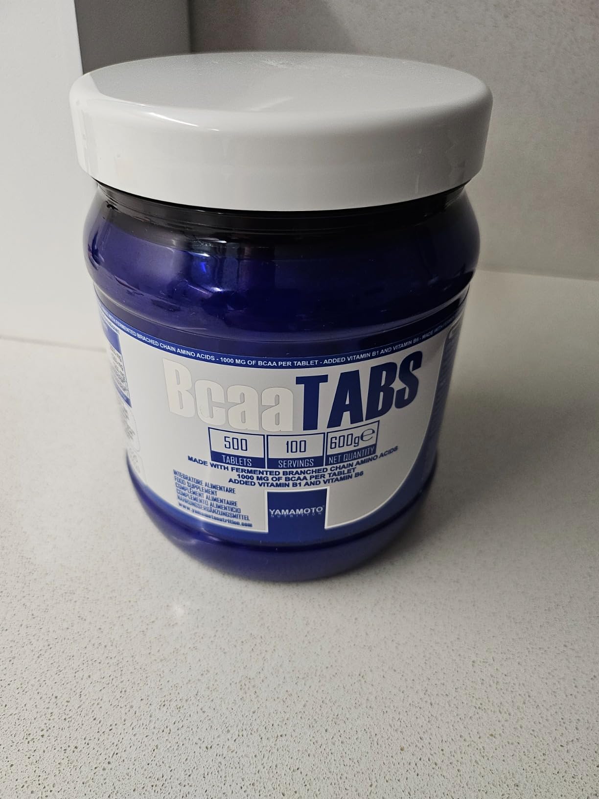 YAMAMOTO Aminoacidi e BCAAs Bcaa TABS compresse 500 pezzi rapporto 2:1:1