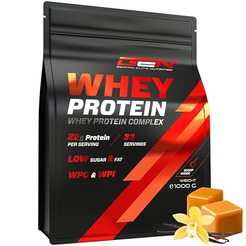 Elite Whey Protein Whey Proteine Complesso 1000 g vaniglia toffee isolato