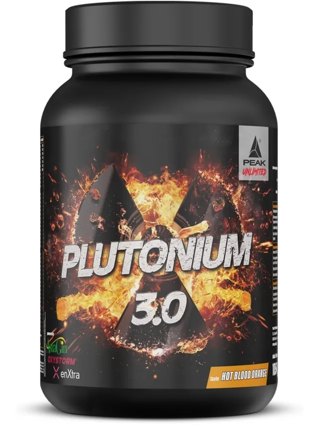 Green Peak Boosters Plutonium 3.0 pre-workout booster 1054 g Arancia Rossa Piccante vegano