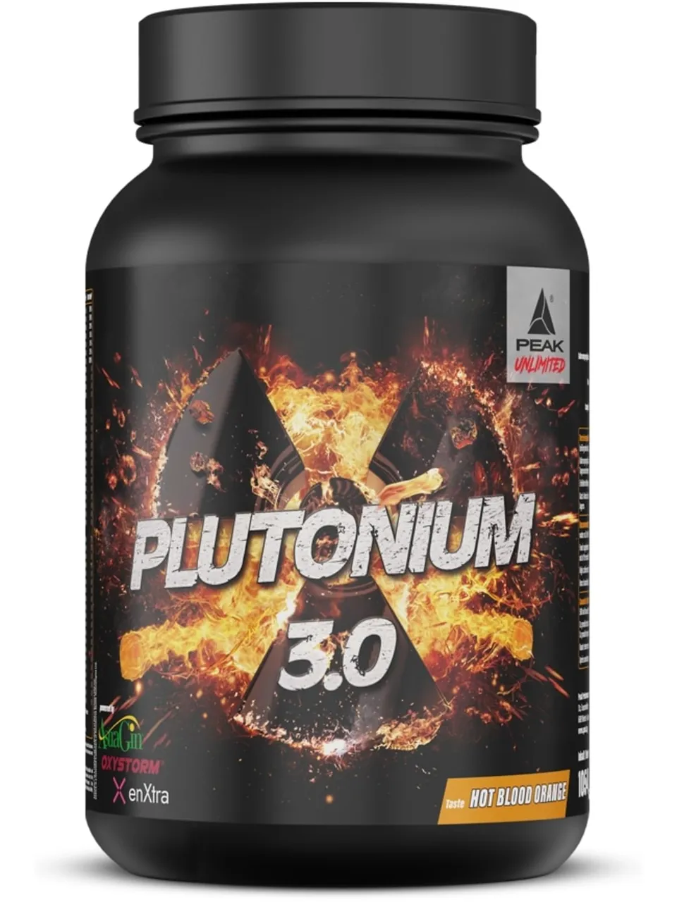 Green Peak Boosters Plutonium 3.0 pre-workout booster 1054 g Arancia Rossa Piccante vegano