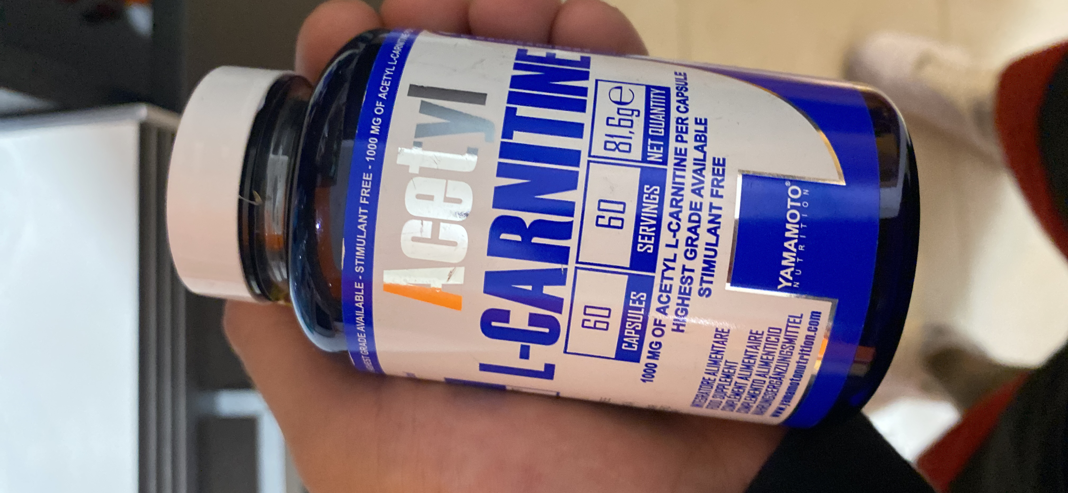 Yamamoto Aminoacidi e BCAAs Acetyl L-CARNITINE capsule 120, 1000 mg