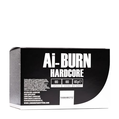 YAMAMOTO Controllo Peso Ai-Burn Hardcore integratore 180 capsule con estratti vegetali