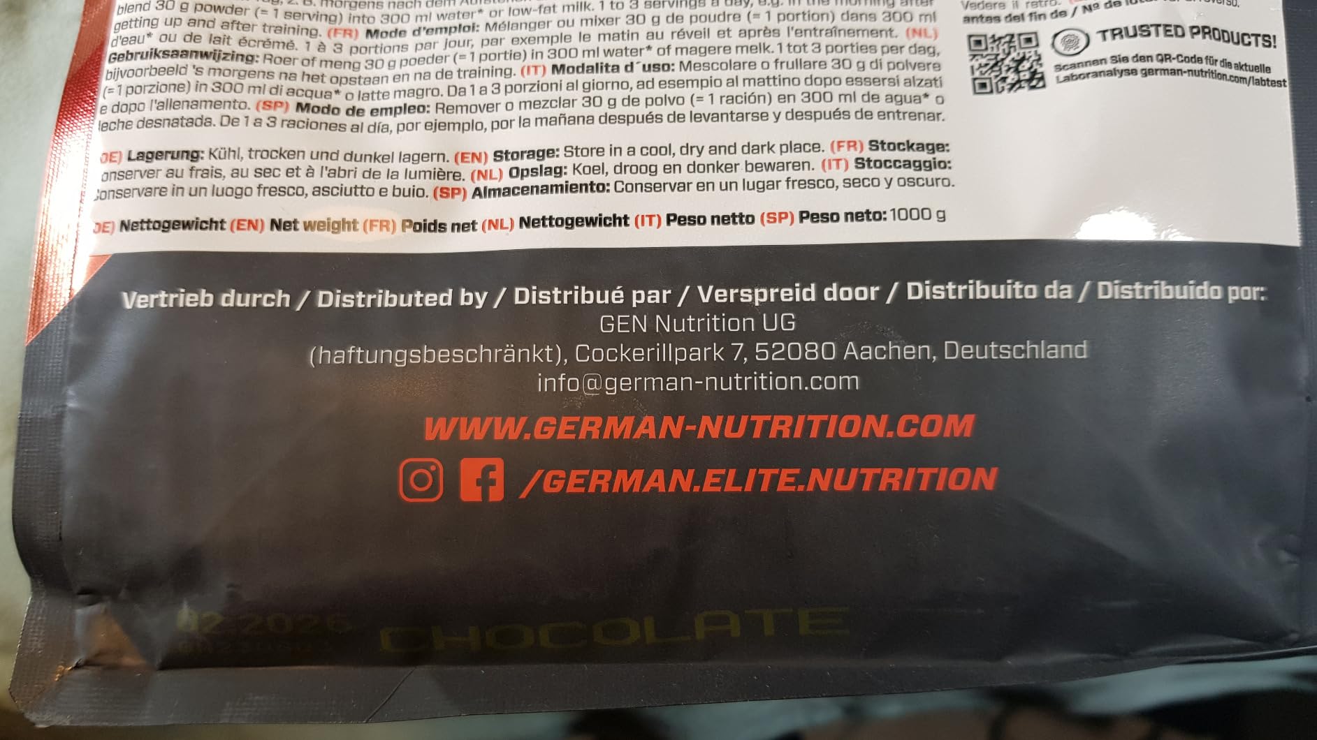 Elite Whey Protein Whey Proteine Complesso proteine 1000 g cioccolato con isolato
