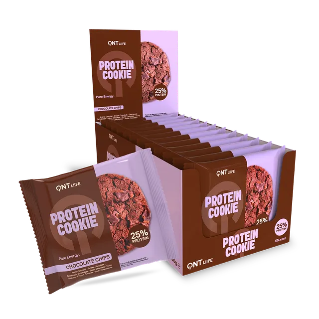 QNT Protein Bars Protein Cookie biscotto proteico 12 x 60 g