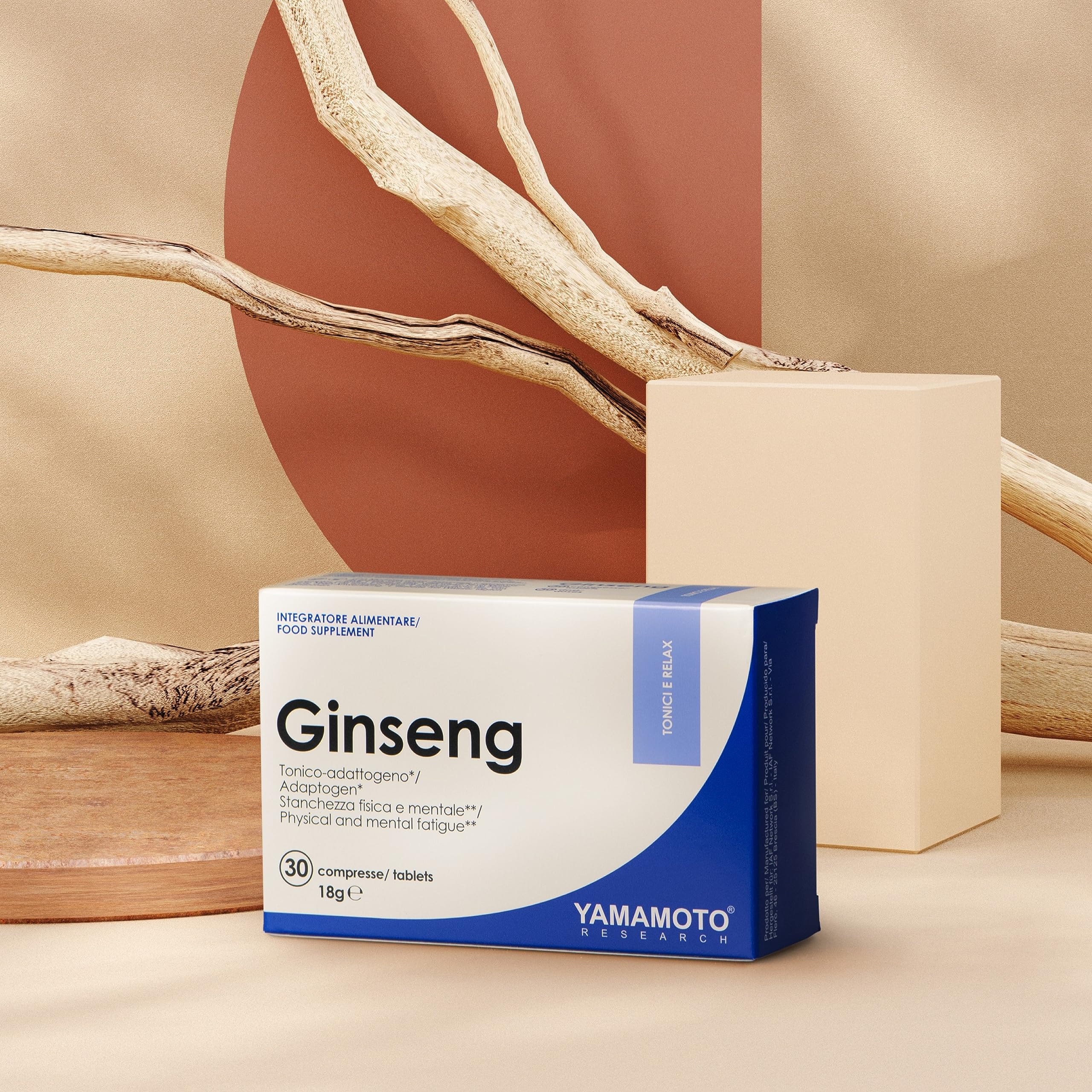 YAMAMOTO Sonno, Benessere Mentale e Memoria Ginseng compresse 30 pezzi