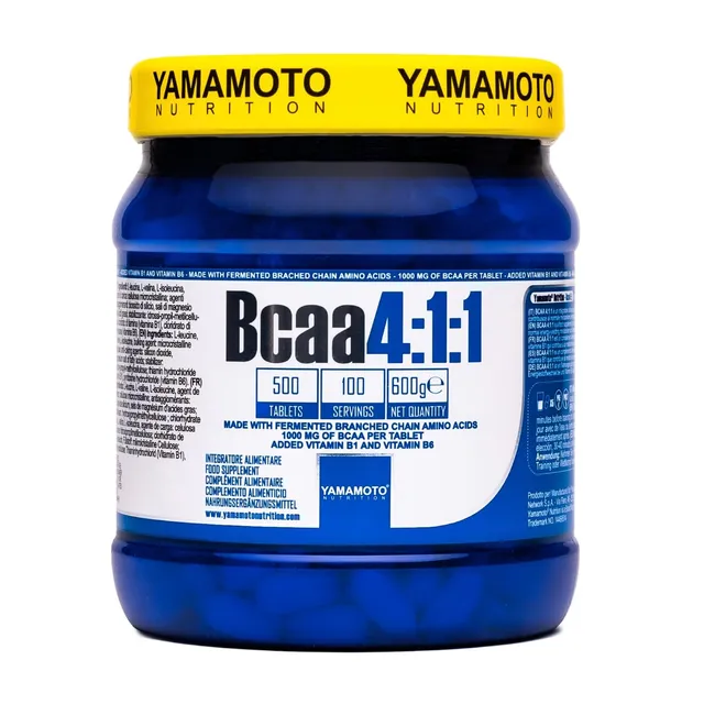 YAMAMOTO Aminoacidi e BCAAs BCAA 4:1:1 compresse 500 compresse con B1 e B6