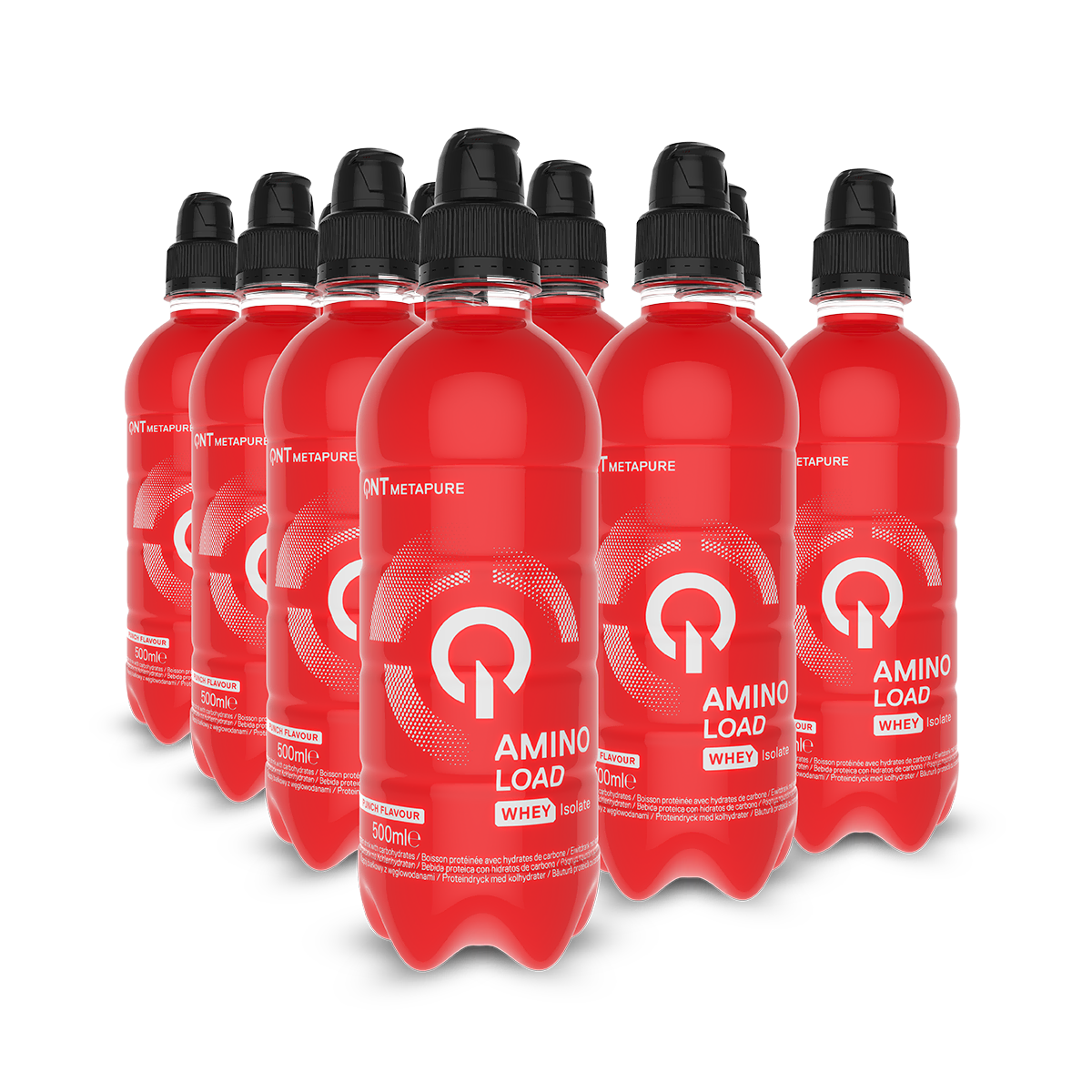 QNT Amino Amino Load bevanda proteica 12 x 500 ml frutti rossi
