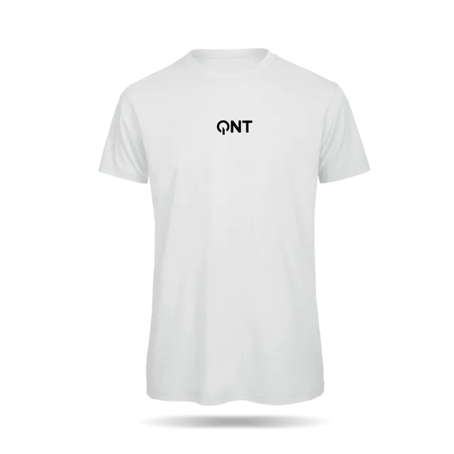 QNT Accessories Training T-shirt maglietta bianca taglia L vestibilità aderente