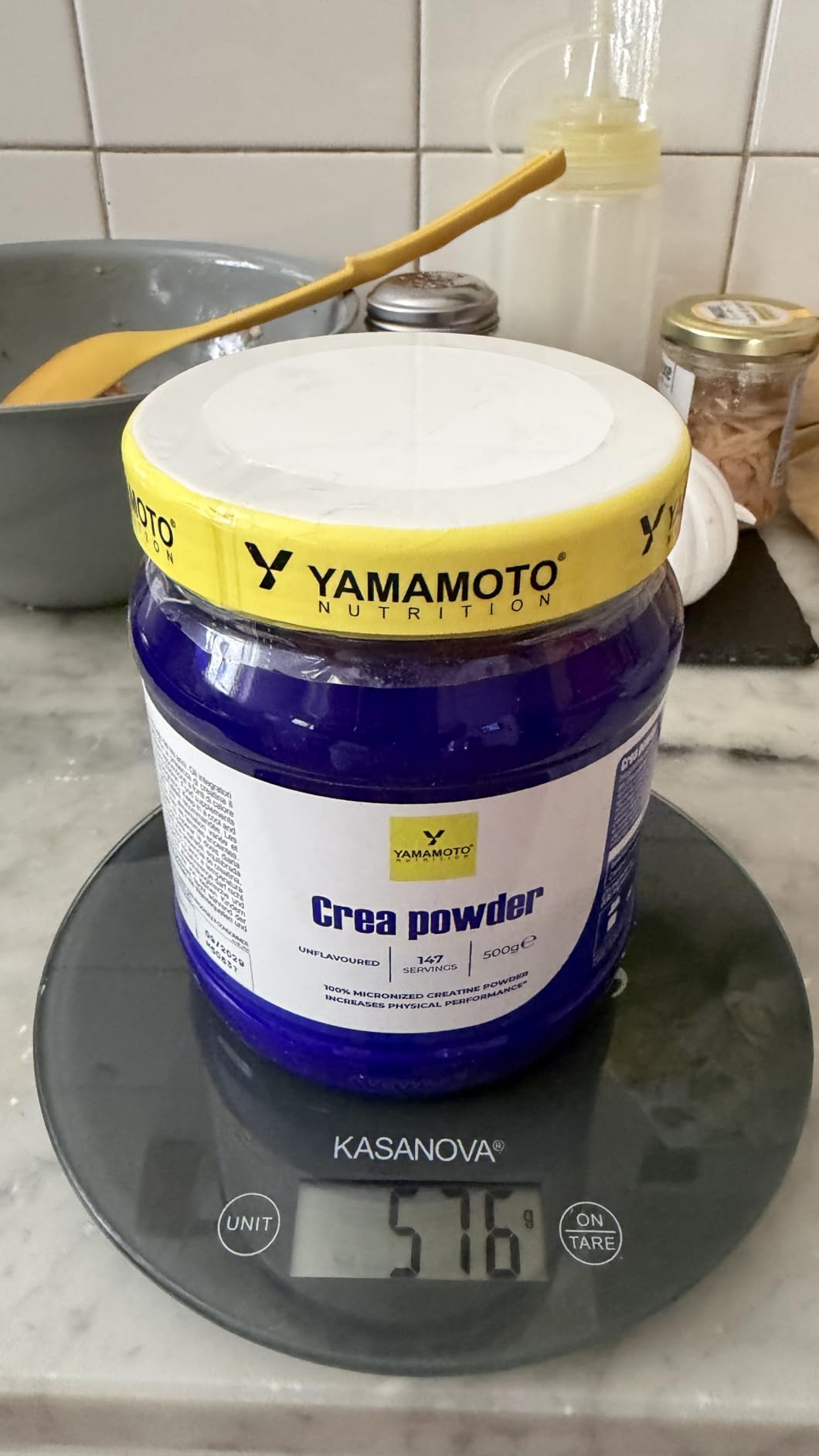 YAMAMOTO Creatina Crea Powder creatina in polvere 1000 g monoidrato pura