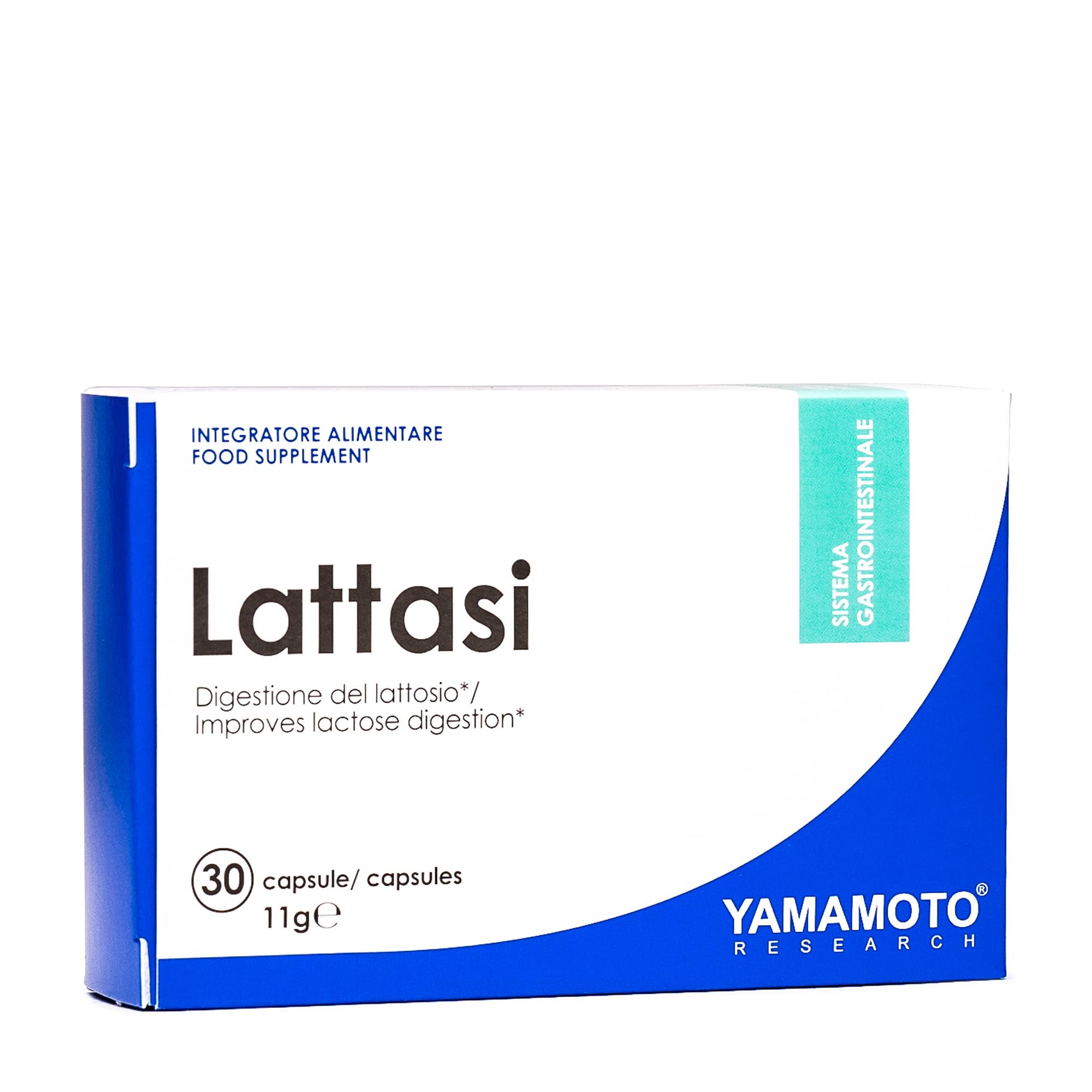 YAMAMOTO Salute Gastrointestinale Lattasi integratore 30 capsule con finocchio
