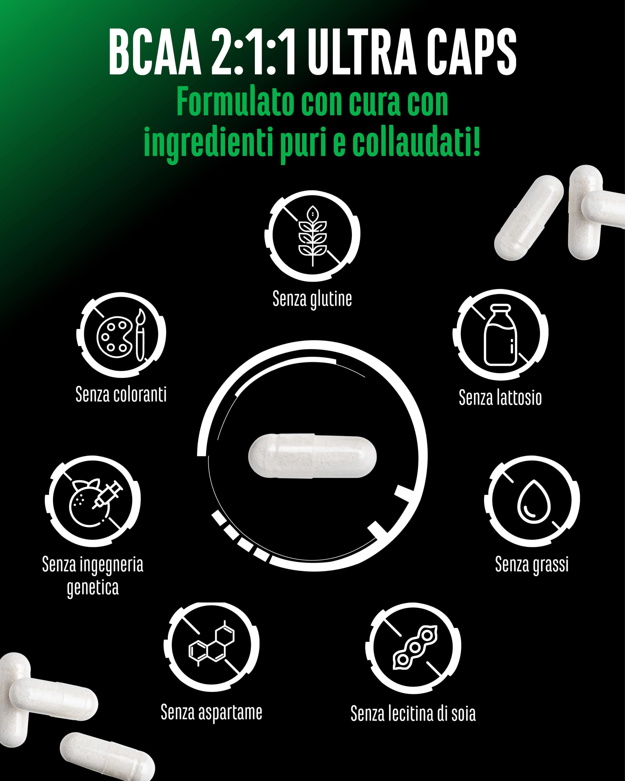 Elite EAA & BCAA BCAA 2:1:1 ULTRA CAPS® capsule 320 capsule