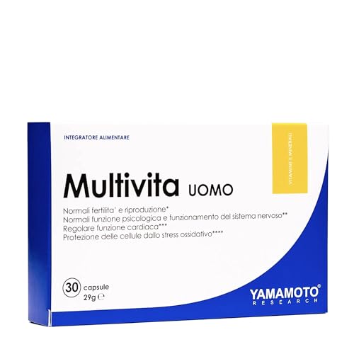 YAMAMOTO Vitamine e Minerali Multivita UOMO multivitaminico 30 capsule